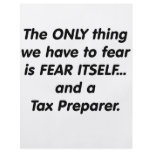 Fear Tax Preparer flyers