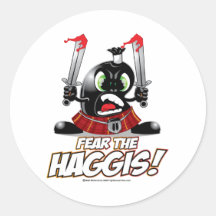 Fear the Haggis Sticker