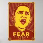Fear the State Poster posters
