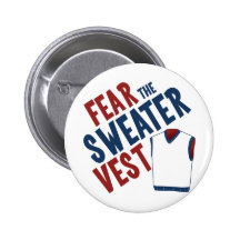 Fear the Sweater Vest Pins