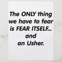Fear Usher Flyers