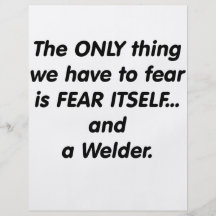 Fear Welder Flyer Design