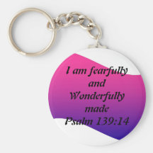 Fearfully and Wonderfully Made Key Chains