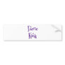 Fearie-King Bumper Sticker