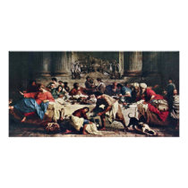 Feast In The House Of Simon By Subleyras Pierre Photo Card