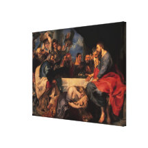Feast in the house of Simon the Pharisee, c.1620 Gallery Wrap Canvas