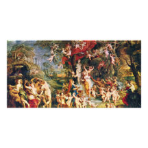 Feast Of Venus By Rubens Peter Paul (Best Quality) Picture Card