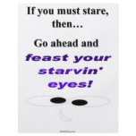Feast Your Starvin Eyes flyers