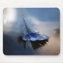 FEATHER ART MOUSE MAT