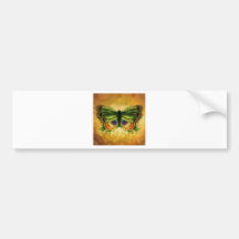 Feather fly bumper sticker