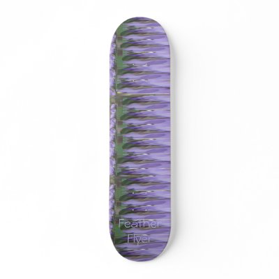 Feather Flyer Skateboard by GypsyOwl