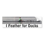 Feather For Ducks bumper stickers