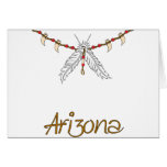 Feather Necklace Greeting Card