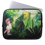 Feathered and Free Rainforest Laptop Sleeve