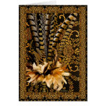 Feathered bouquet I Greeting Cards