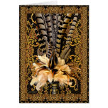 Feathered bouquet II cards