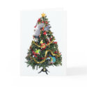 Feathered Family Christmas Card