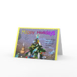 Feathered Family Holiday Greetings cards