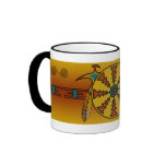 Feathered Shield mugs