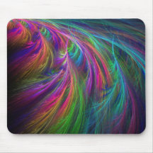 feathers of dream mouse mat