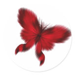 Feathery Butterfly stickers