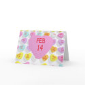feb 14 on big heart for a card