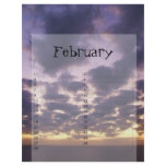 February Calendar flyers