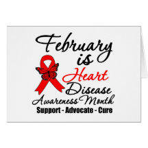 February is Heart Disease Awareness Month Cards