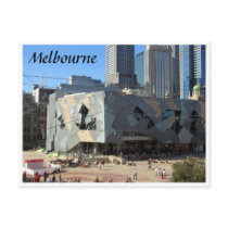 fed square melbourne post card