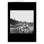 Federal Ordnance on Broadway Landing, VA 1865 Card