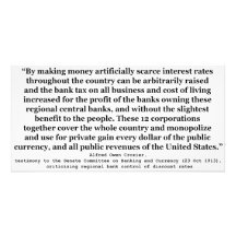 Federal Reserve Interest Rates by Alfred O Crozier Photo Print