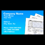 Federal Tax Forms business cards