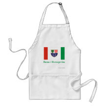 Federation of Bosnia & Herzegovina Flag with Name Aprons