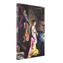 Federico Barocci - Birth of Christ Stretched Canvas Print