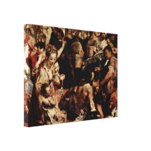 Federico Barocci - Madonna del Popolo Detail Canvas Print