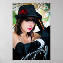 Fedora and Pearls POS Merchandising Posters