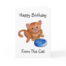 Feed Me Now Birthday Card
