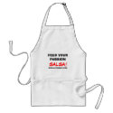 FEED YOUR PASSION, SALSA!, WWW.LETHERAPY.COM aprons