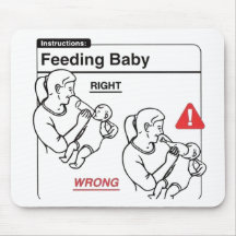 Feeding Baby Mouse Pad
