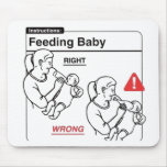 Feeding Baby mousepads