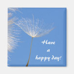 Feel free - Flying Dandelion seed Magnet