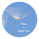 Feel free - Flying Dandelion seed stickers