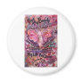 Feel My Beauty Pink Cancer Angel Refrigerator Magnets