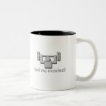 Feel My Muscles Coffee Mugs