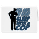 Feel Safe, Sleep with a Cop cards