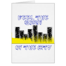 feel the sound of the city card