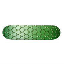 Feelin' Green - Dot Snake SkinPattern Skate Deck