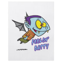 feeling batty funny vampire kid toon full color flyer