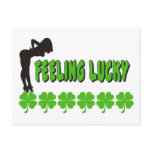 Feeling Lucky Irish Women's Gift postcards