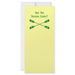 Feeling Lucky Kayak rack cards